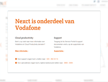 Tablet Screenshot of nexct.nl